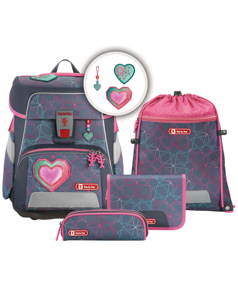 71196723_Step by Step SPACE Schulranzen-Set 5-teilig glitter heart hazle