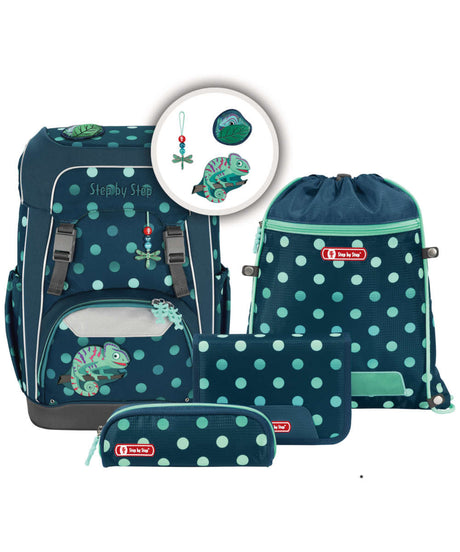 71197095_Step by Step GIANT Schulrucksack-Set 5-teilig tropical chameleon