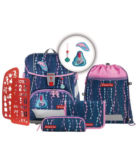 71153618_Step by Step 2IN1 PLUS Schulranzen-Set 6-teilig mermaid bella