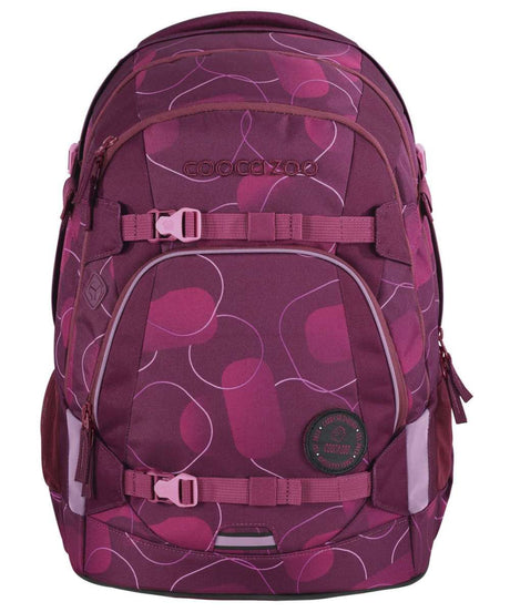 71245860_Coocazoo Mate Schulrucksack Set 3-teilig berry bubbles