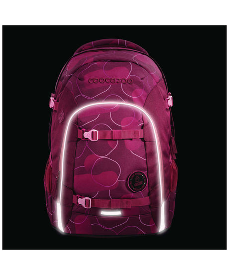 71245860_Coocazoo Mate Schulrucksack Set 3-teilig berry bubbles