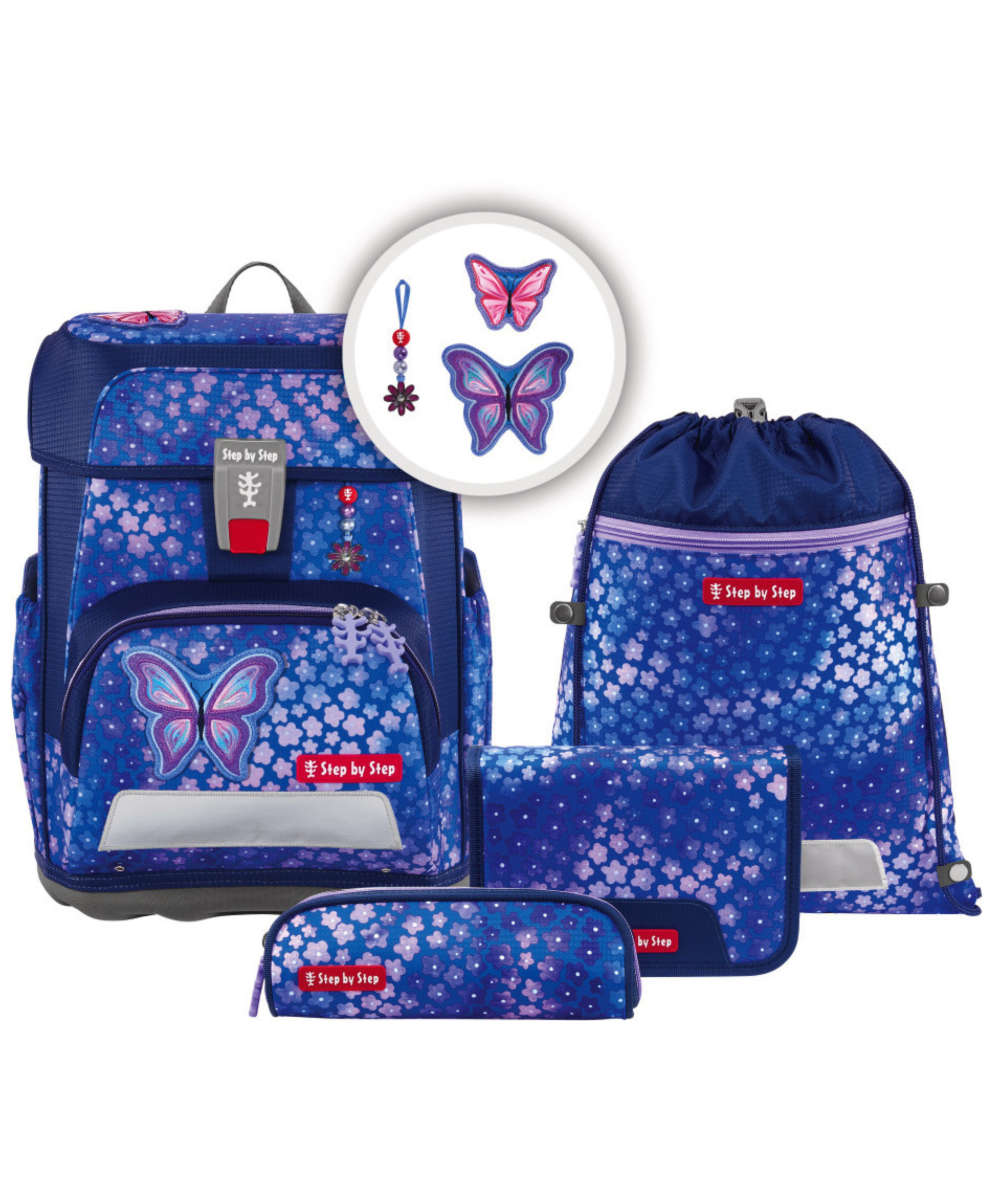 71219061_Step by Step CLOUD Schulranzen-Set 5-teilig butterfly maja