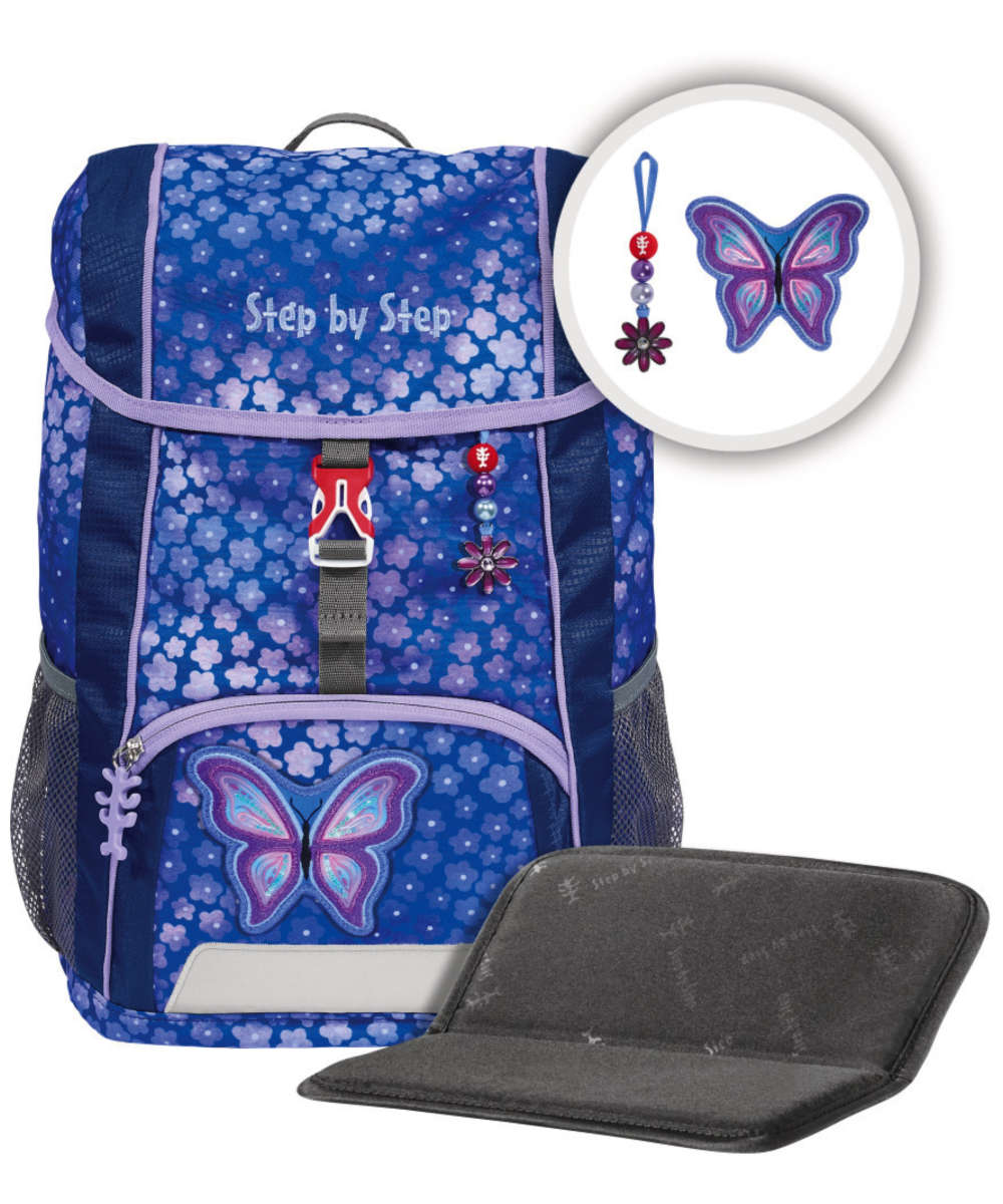 71218704_Step by Step Kid Rucksack-Set 3-teilig butterfly maja