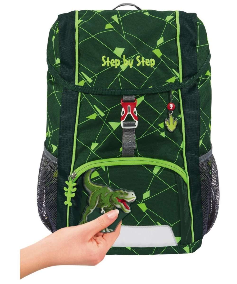 71218708_Step by Step Kid Rucksack-Set 3-teilig shine dino night tyro