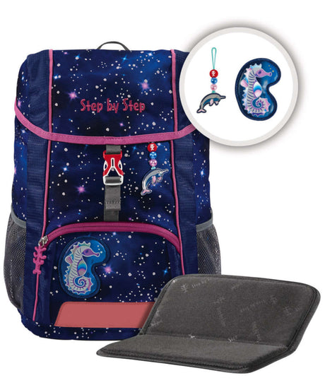 71218711_Step by Step Kid Rucksack-Set 3-teilig reflect star seahorse zoe