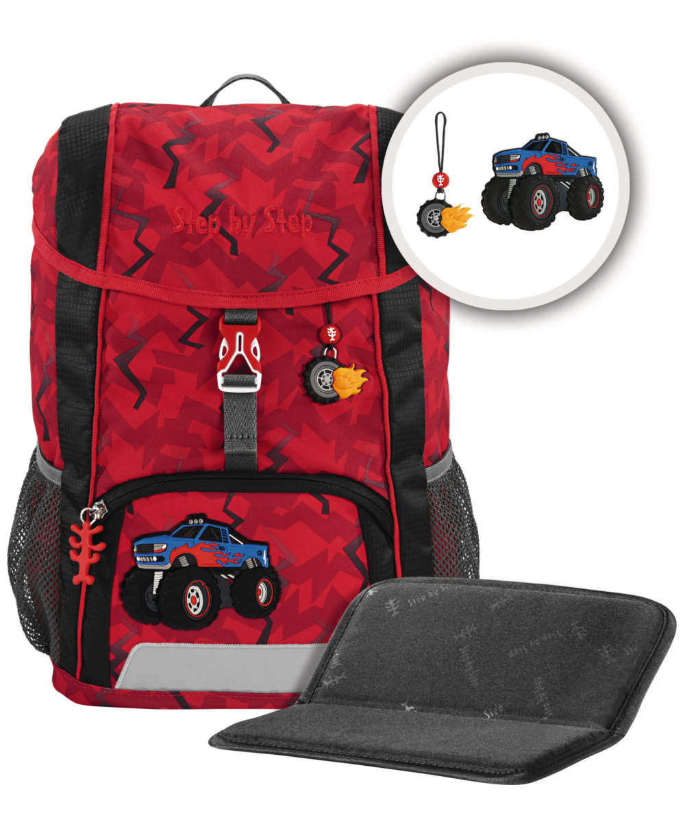 71238646_Step by Step Kid Rucksack-Set 3-teilig monster truck rocky