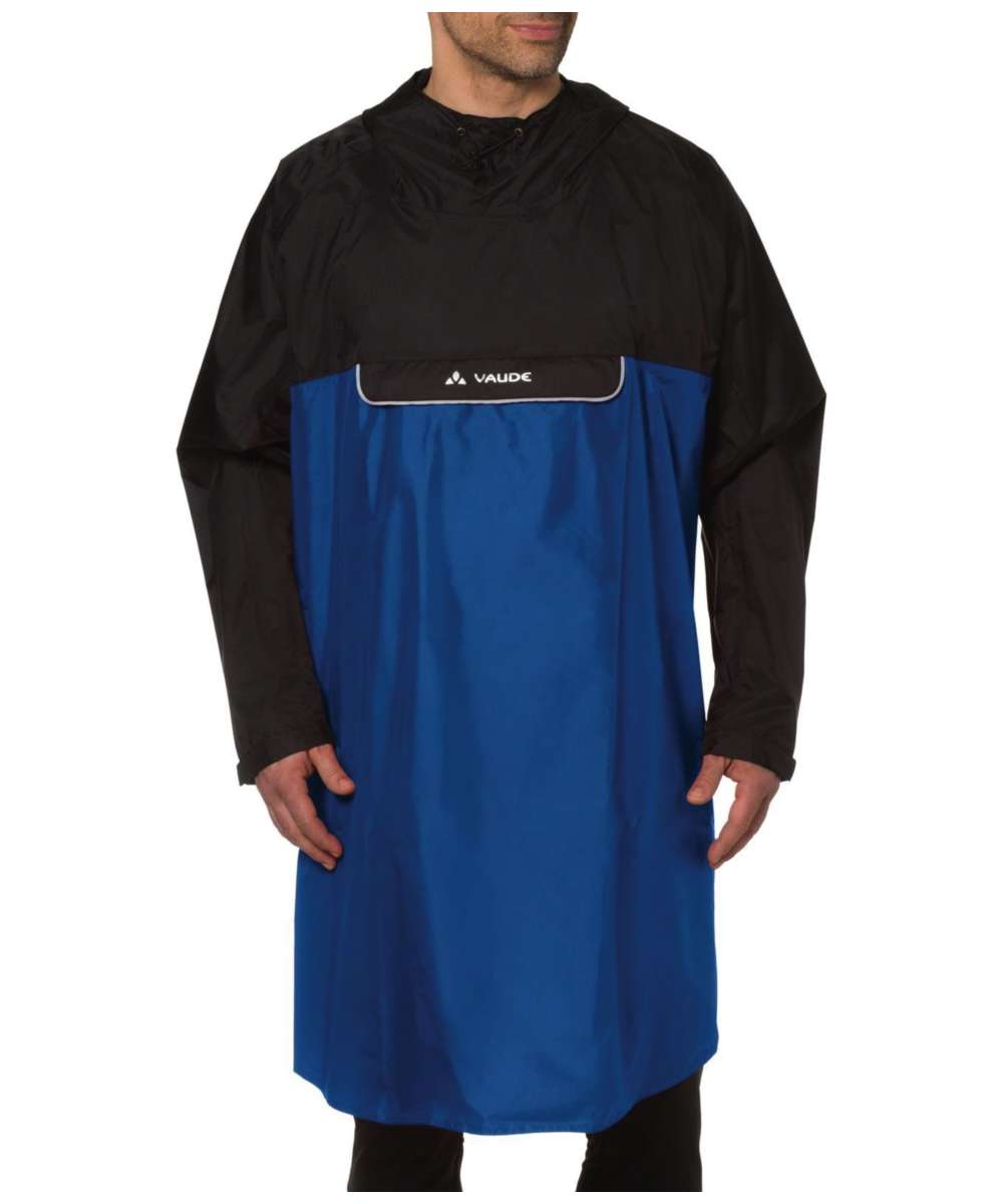 46053427_VAUDE Valero Poncho Fahrrad-Regenponcho S blue