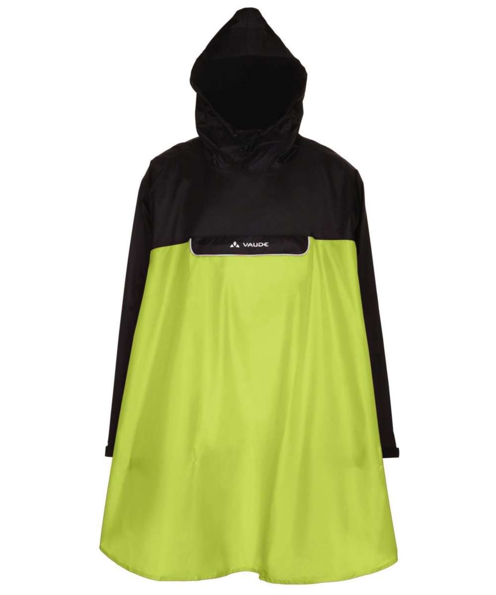 46053432_VAUDE Valero Poncho Fahrrad-Regenponcho S lemon