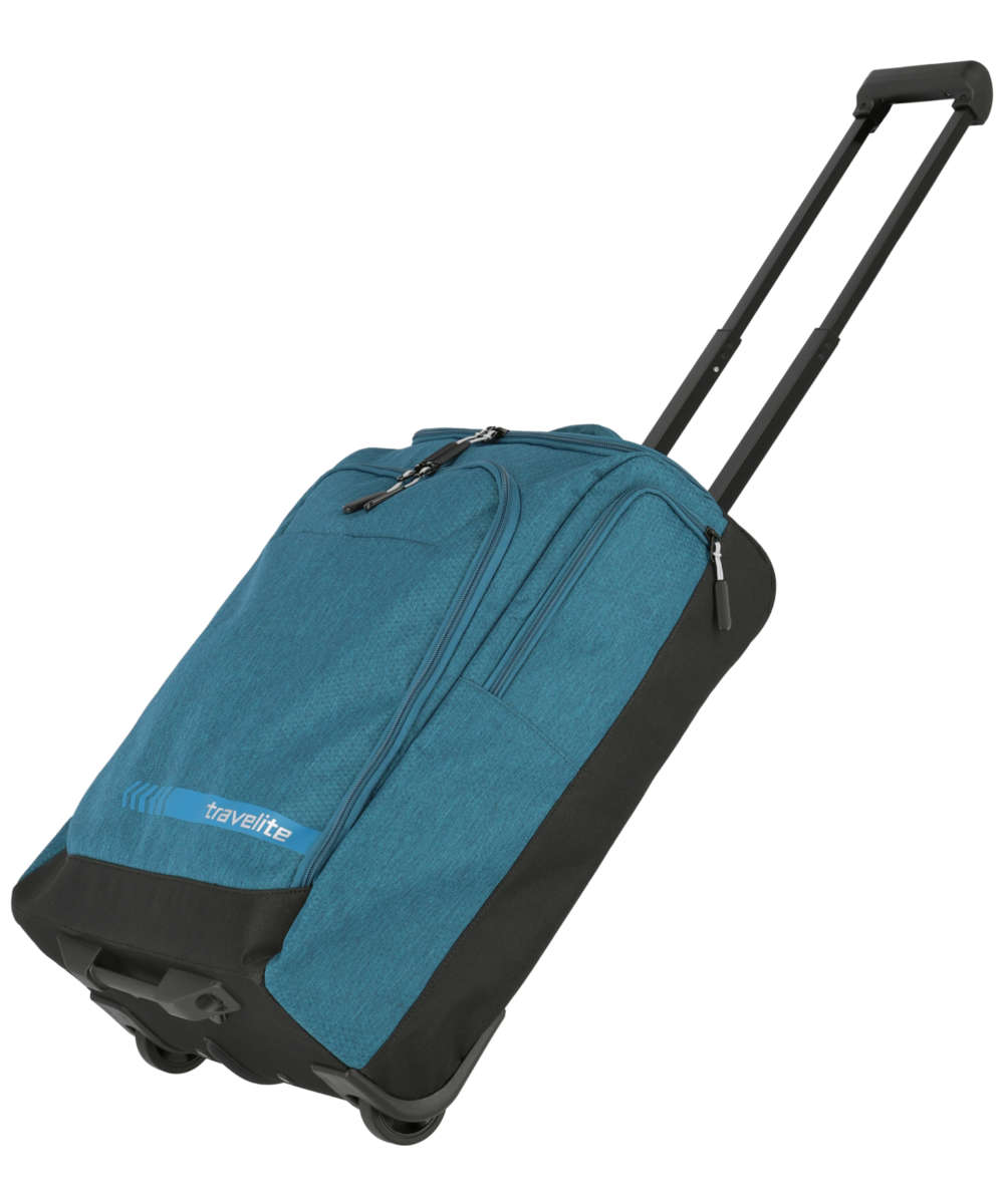 71167281_Travelite Kick Off Trolley Reisetasche S petrol