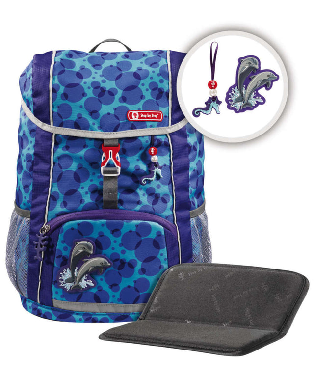 71143525_Step by Step Kid Rucksack-Set 3-teilig happy dolphins