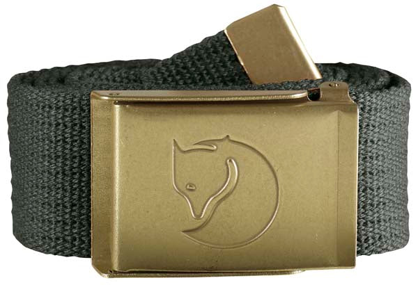 71041908_Fjällräven Canvas Brass Belt 4 cm mountain grey