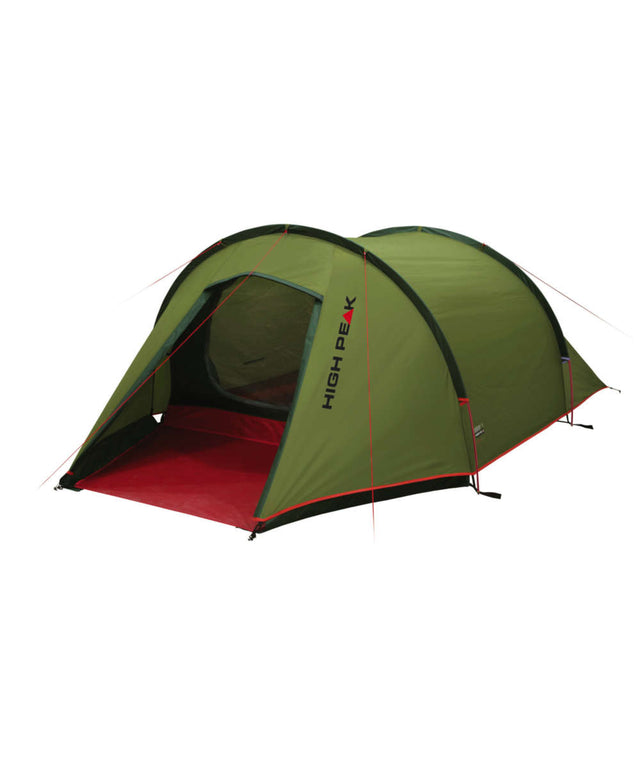 71244117_High Peak Kite 3 LW Lightweight Tunnelzelt 3 Personen pesto-rot