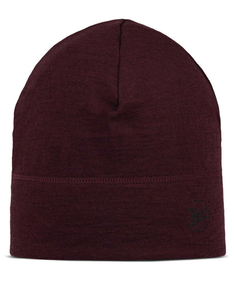 71245651_Buff Lightweight Merinowolle Beanie solid garnet