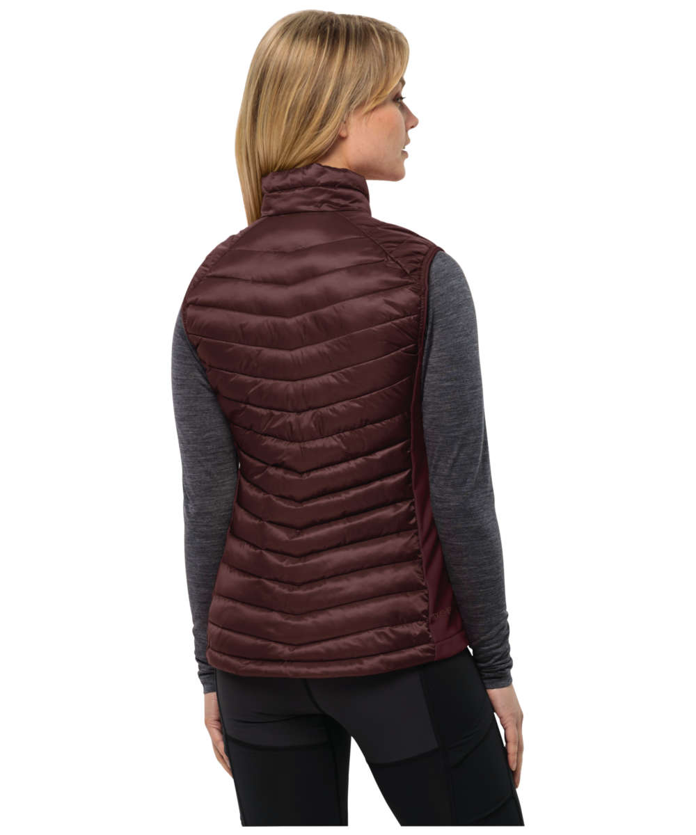 71234573_Jack Wolfskin Routeburn Pro Ins Vest W dark maroon XS