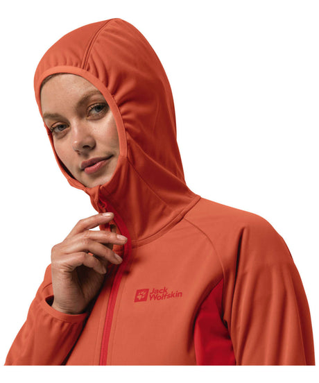 71228238_Jack Wolfskin Go Hike Softshell Women tango orange XS