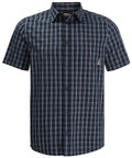 71228317_Jack Wolfskin Hot Springs Shirt Men night blue checks S