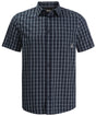 71228317_Jack Wolfskin Hot Springs Shirt Men night blue checks S