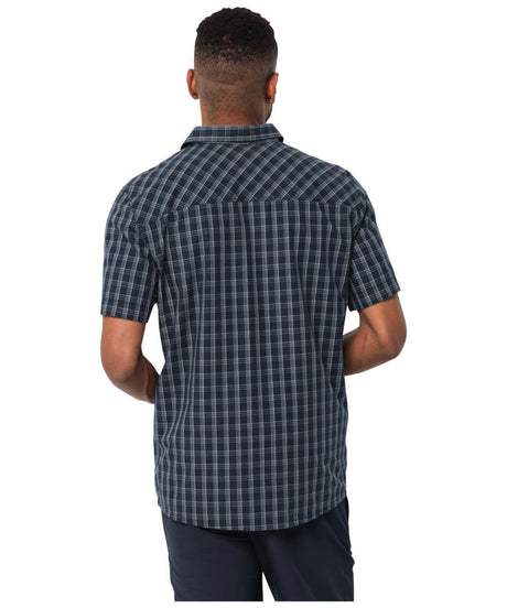 71228317_Jack Wolfskin Hot Springs Shirt Men night blue checks S