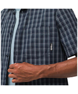 71228317_Jack Wolfskin Hot Springs Shirt Men night blue checks S