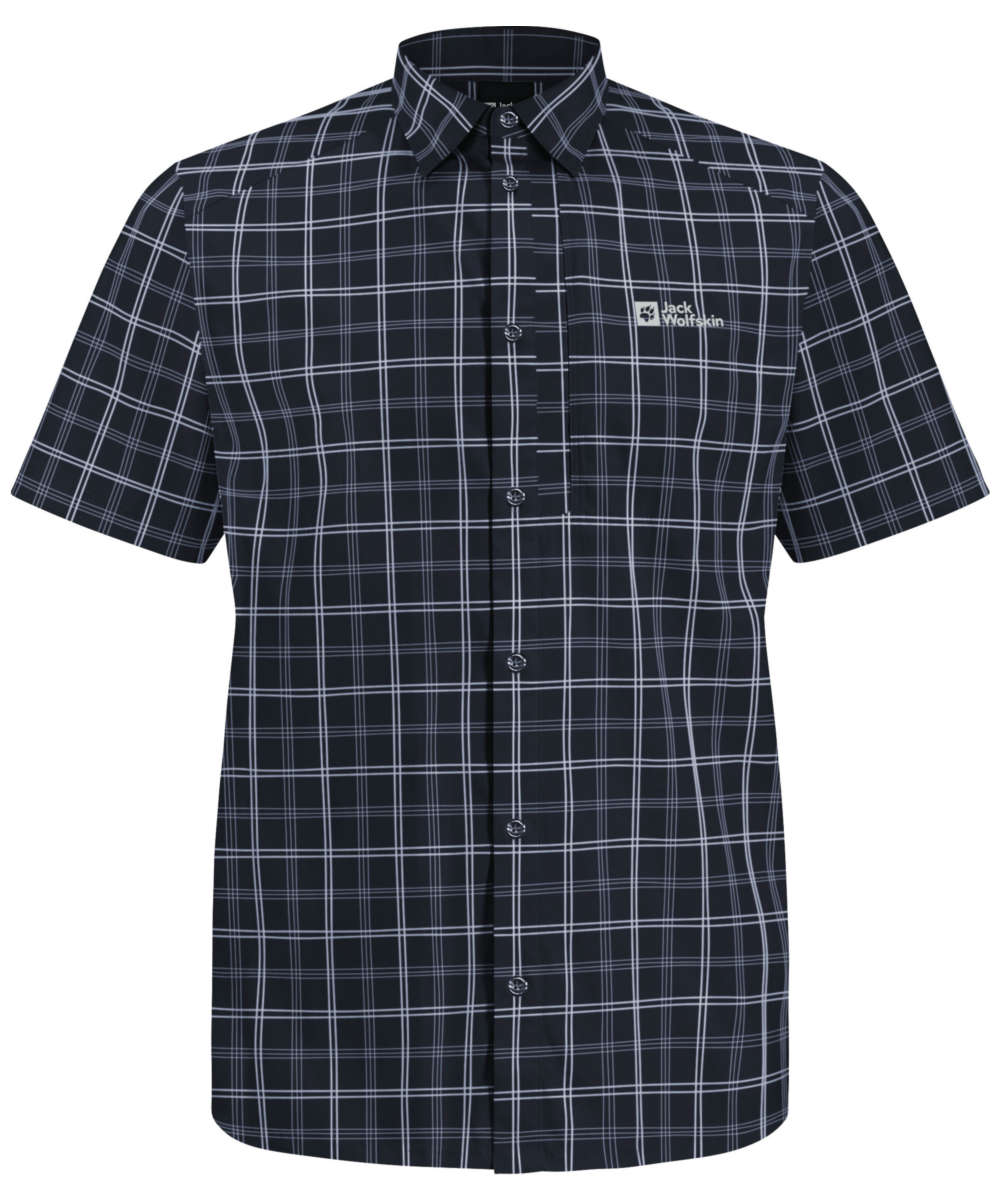 71242818_Jack Wolfskin Norbo S/S Shirt M night blue checks 3XL