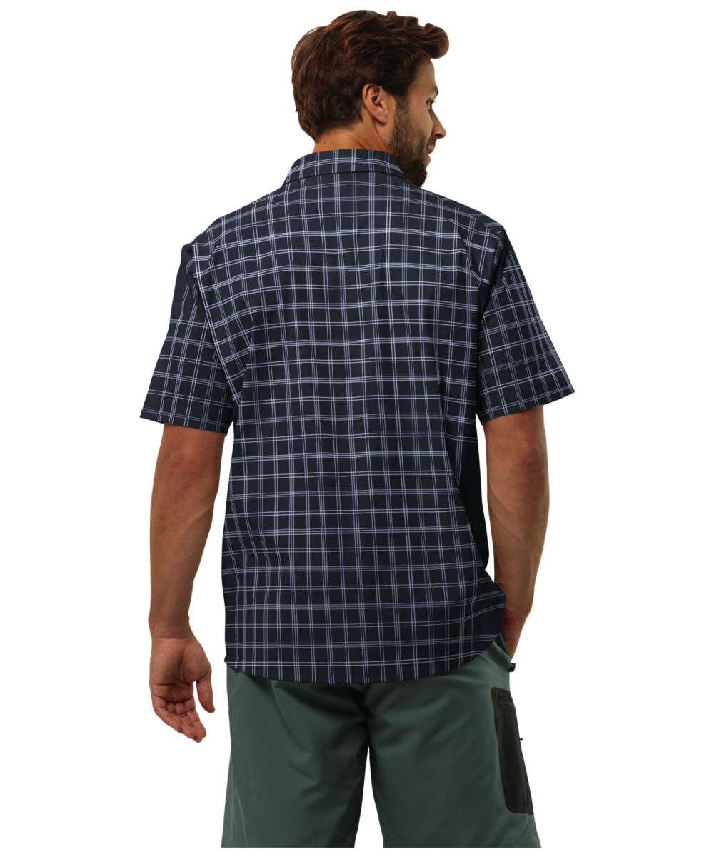 71242818_Jack Wolfskin Norbo S/S Shirt M night blue checks 3XL