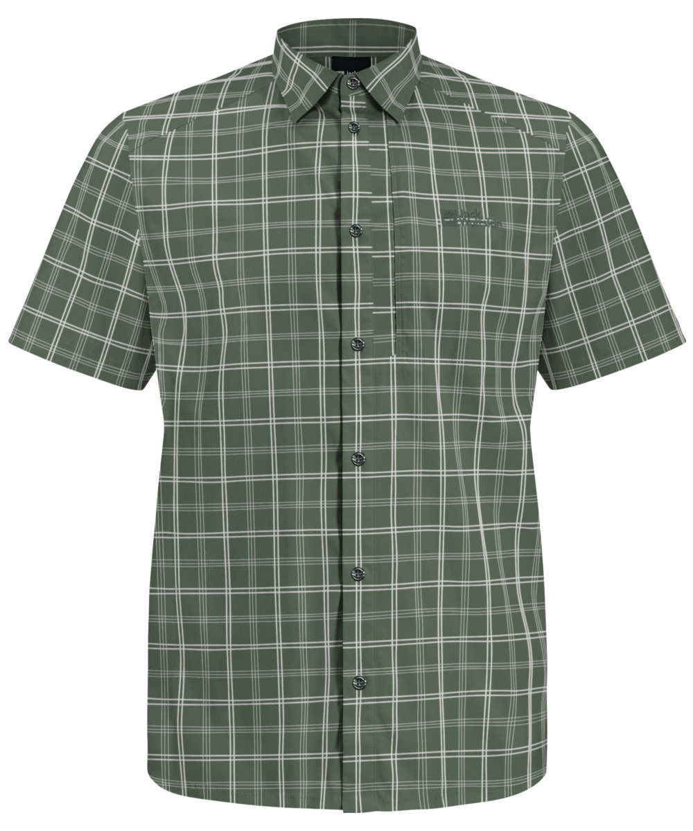 71242824_Jack Wolfskin Norbo S/S Shirt M hedge green checks 3XL