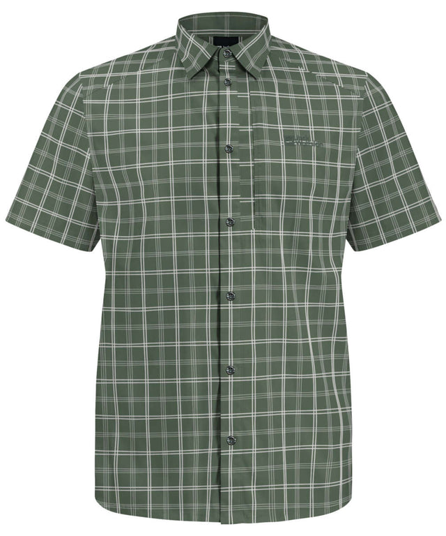 71242824_Jack Wolfskin Norbo S/S Shirt M hedge green checks 3XL