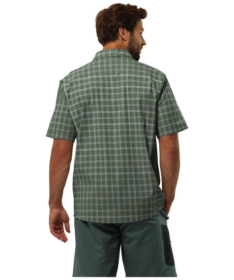 71242824_Jack Wolfskin Norbo S/S Shirt M hedge green checks 3XL