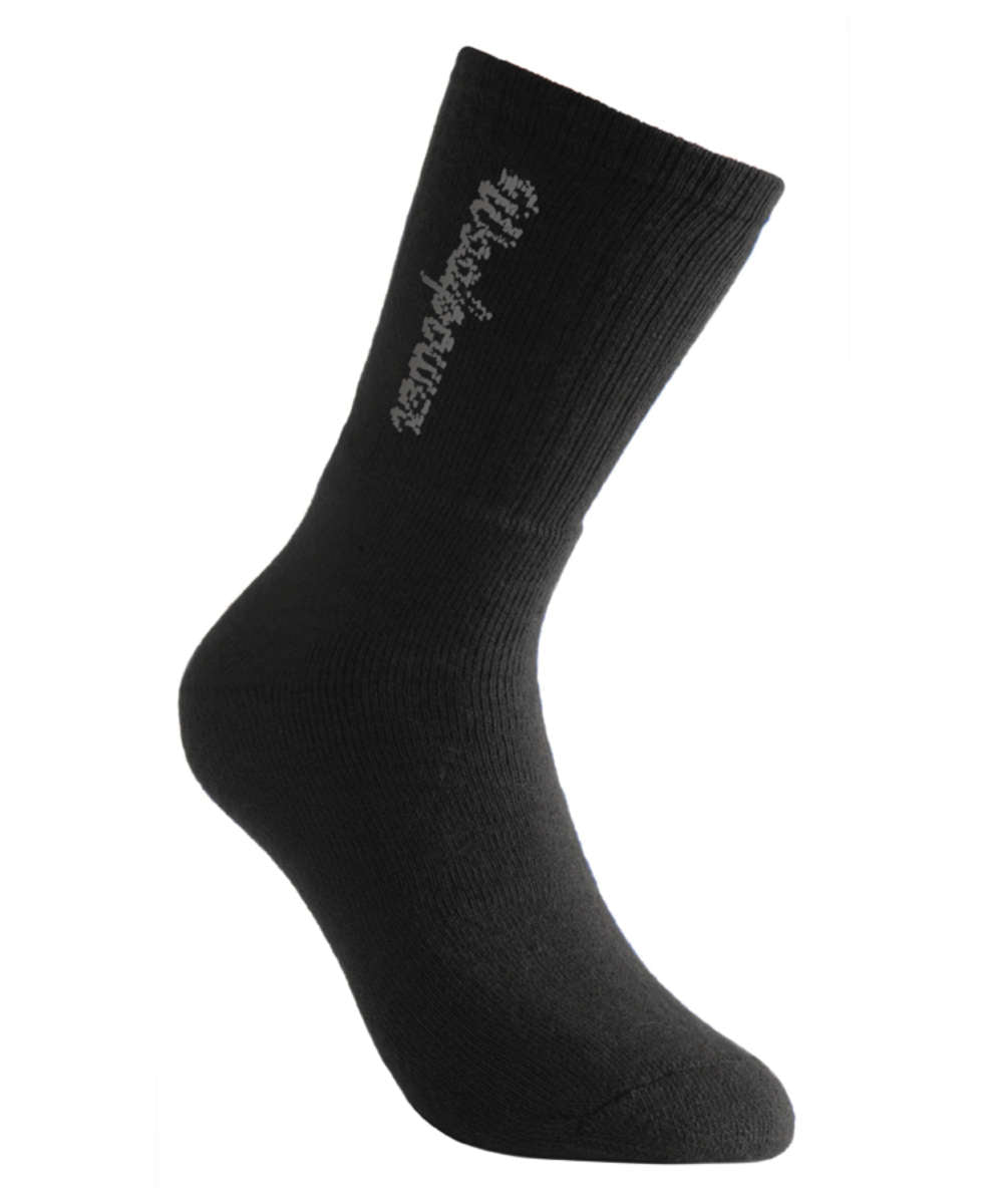 40300077_Woolpower Socke Classic Logo 400 schwarz 36-39