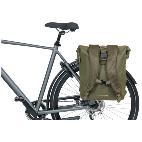 71178764_Basil SoHo Fahrradrucksack Nordlicht 17 Liter moss green