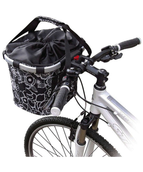 32501813_KLICKfix Reisenthel Bikebasket fleur schwarz