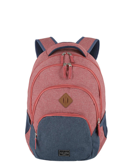 71144036_Travelite Basics Rucksack Melange 22 L rot/marine