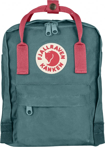 71062326_Fjällräven Kanken Mini frost green-peach pink