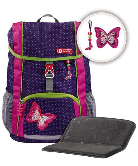 71143523_Step by Step Kid Rucksack-Set 3-teilig shiny butterfly