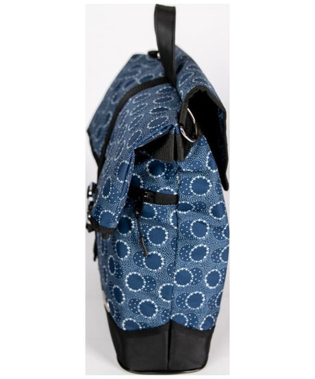 71150775_Haberland Einzeltasche Melan I EKS796 inkl. KLICKfix Kompaktschiene blau/weiss