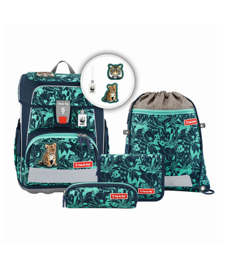 71171667_Step by Step CLOUD WWF Schulranzen-Set 5-teilig Limited Edition tigers