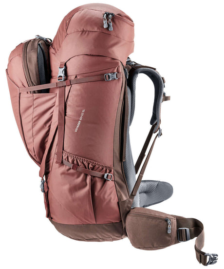 71245894_Deuter Voyager 60+10 SL Reiserucksack Damen caspia-raisin