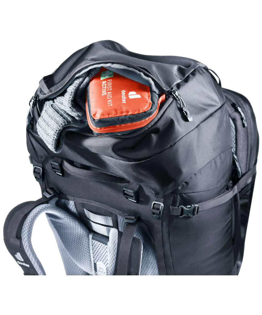 71245897_Deuter Voyager 65+10 Liter Reiserucksack black