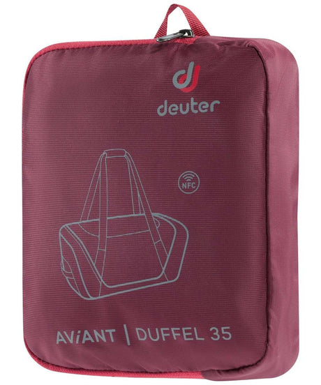 71146876_Deuter Aviant Duffel 35 maron-aubergine