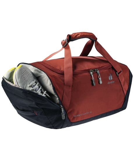 71187865_Deuter Aviant Duffel 50 redwood-ink