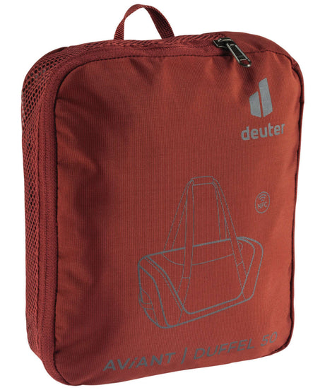 71187865_Deuter Aviant Duffel 50 redwood-ink