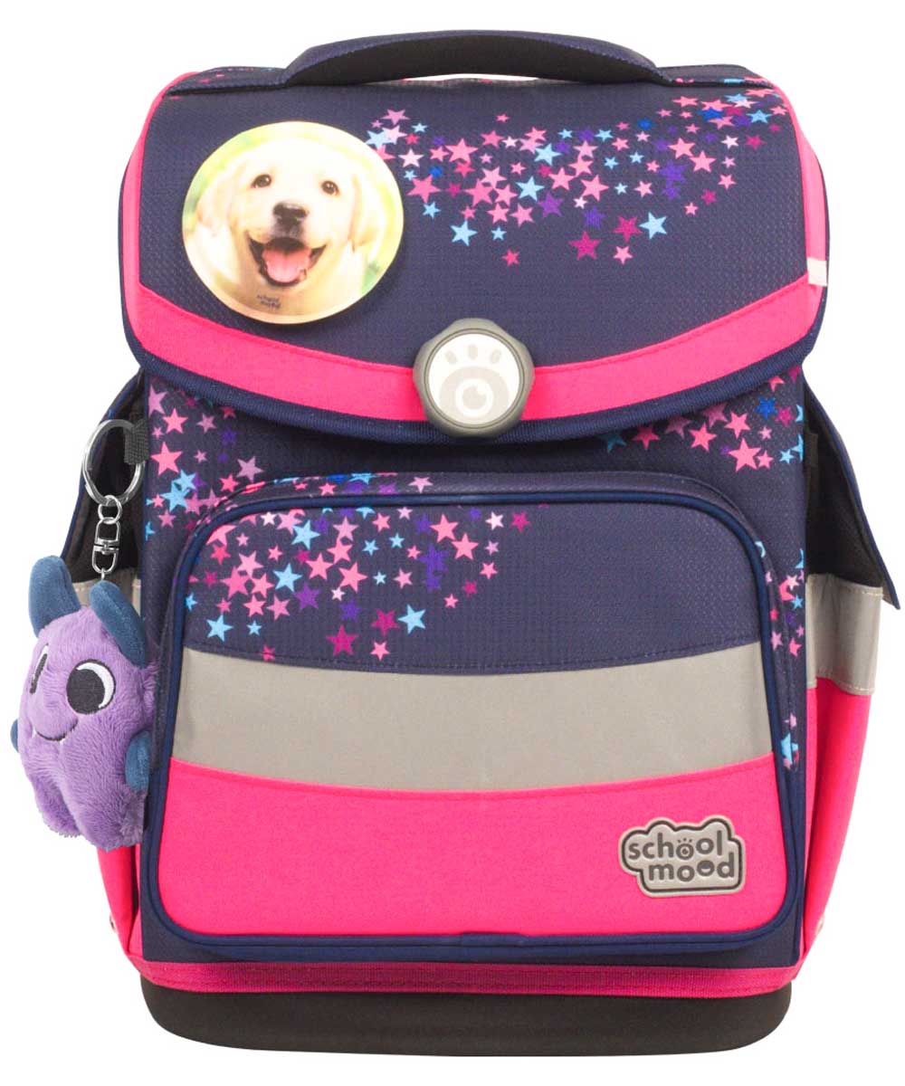 SCMO-001-001_School-Mood Timeless Pro Schulranzen-Set 7-teilig leni hund