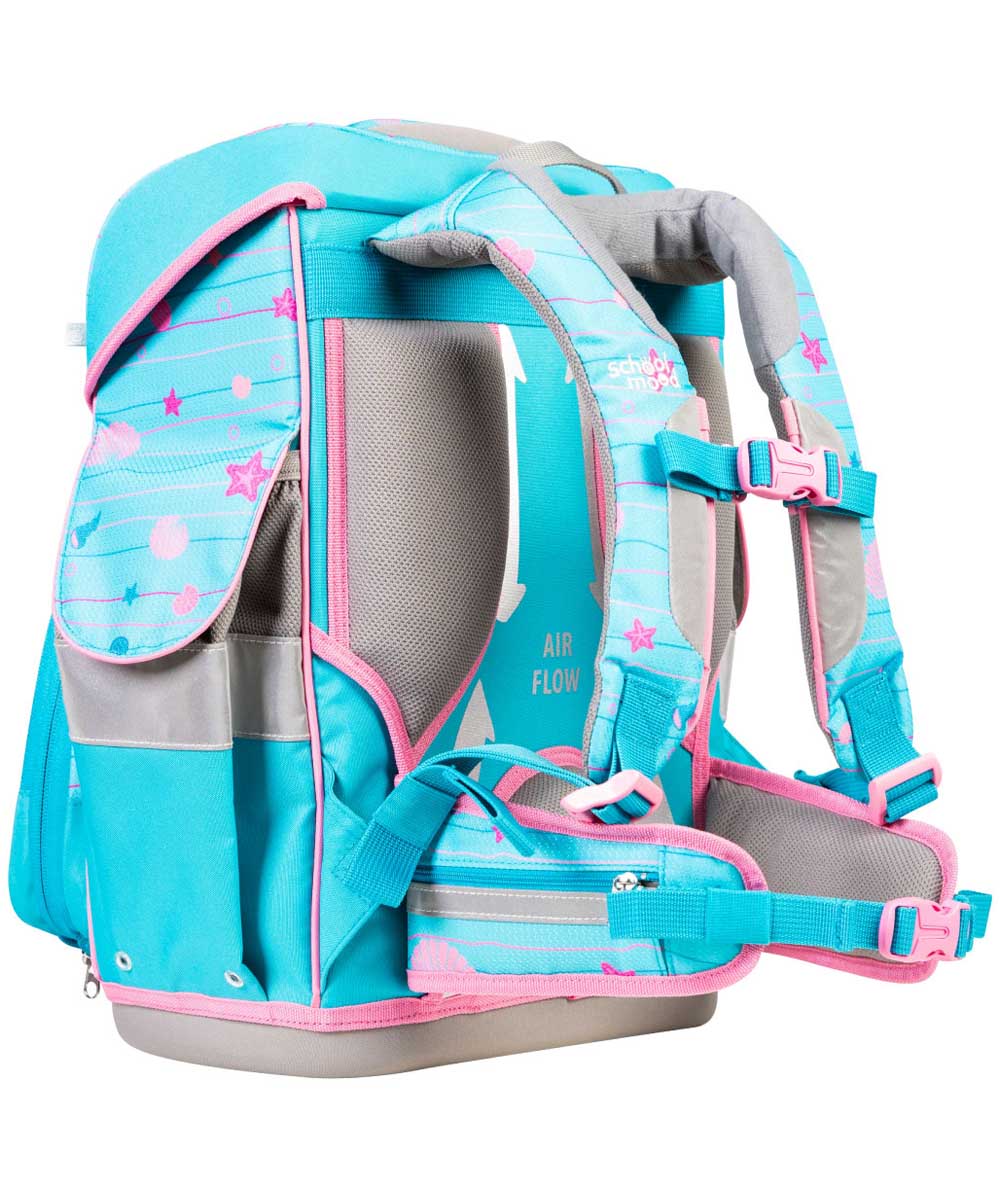 SCMO-001-002_School-Mood Timeless Pro Schulranzen-Set 7-teilig lilly mermaid