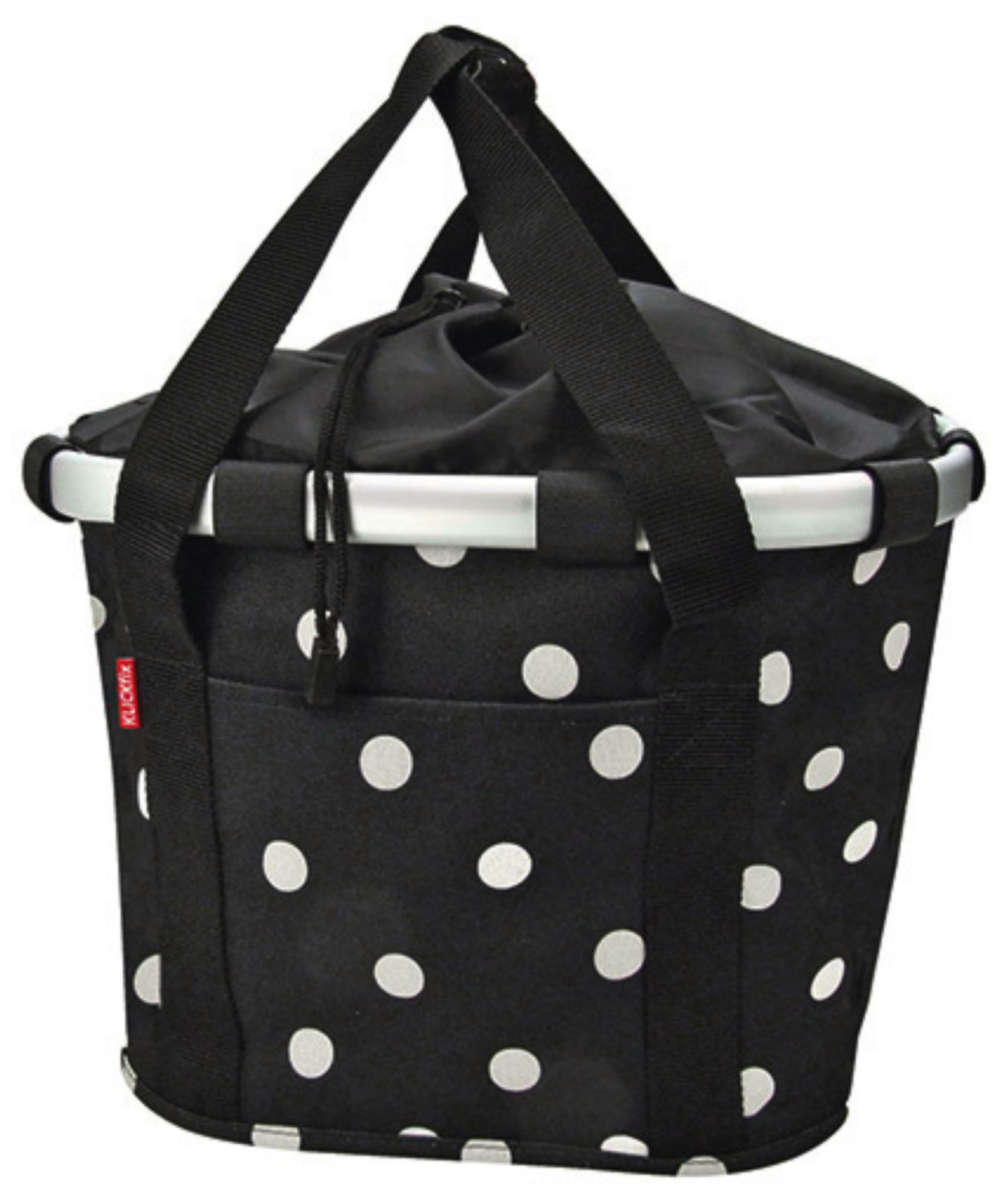 71022549_KLICKfix Reisenthel Bikebasket black dots