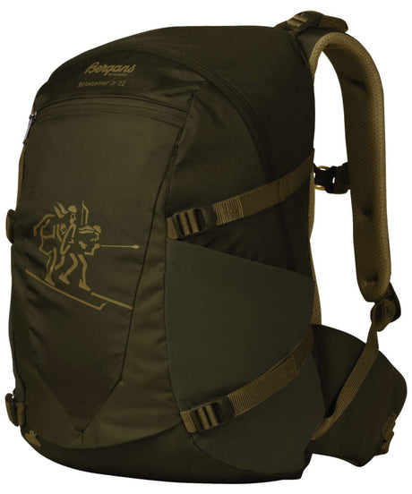 71226090_Bergans Birkebeiner Jr 22 dark olive green/olive green