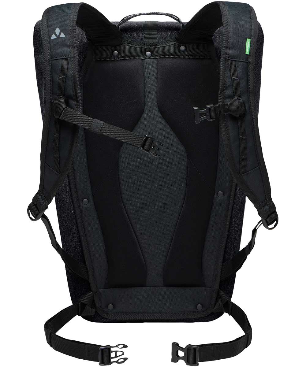 71245316_VAUDE Clubride Urban 25 Liter Rolltop Fahrradrucksack black