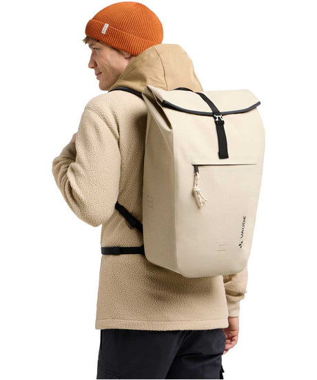 71245318_VAUDE Clubride Urban 25 Liter Rolltop Fahrradrucksack linen