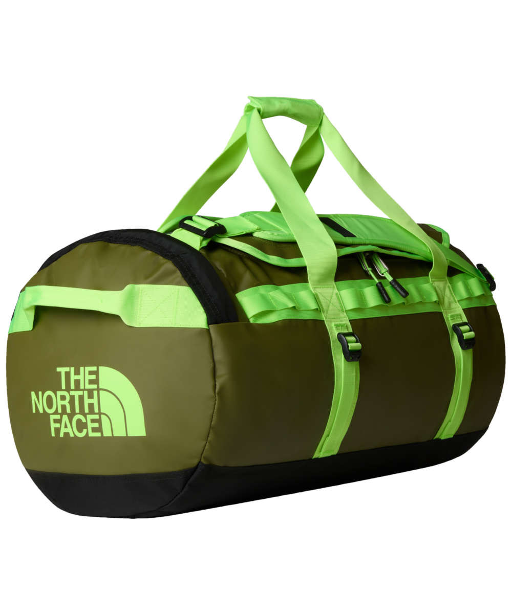 71245122_The North Face Base Camp Duffel M forest olive/safety grey