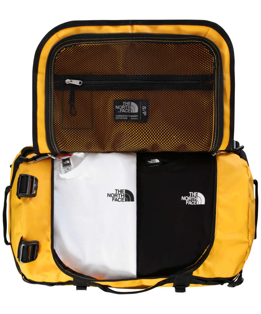 71245103_The North Face Base Camp Duffel S summit gold-tnf black-n