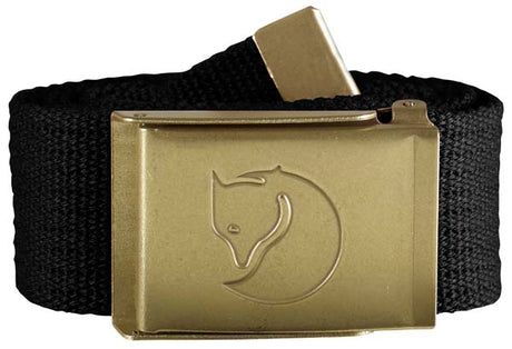 71041910_Fjällräven Canvas Brass Belt 4 cm black